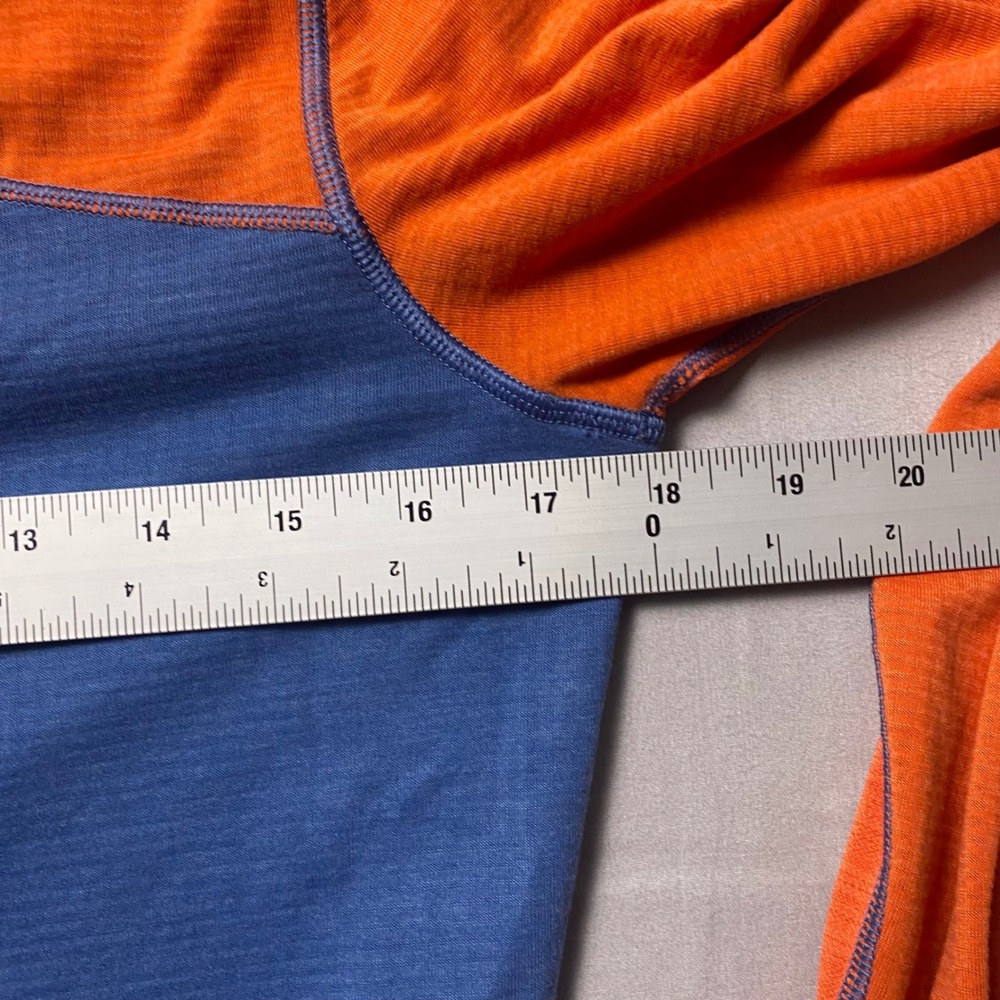 La Sportiva Swift Long Sleeve Womens Medium Blue Orange 1/4 Zip Pullover Running - Picture 6 of 16